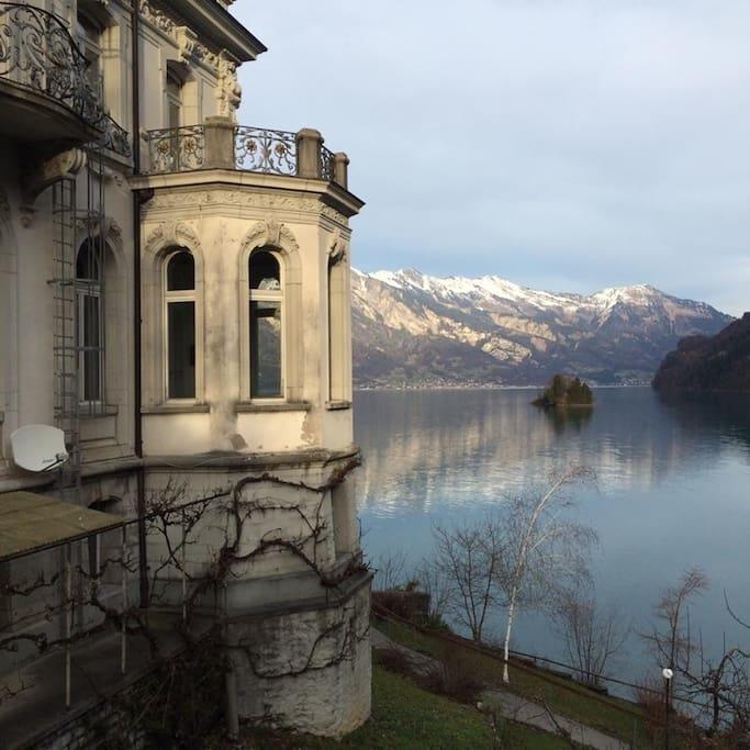 Switzerland Iseltwald Apartment Bagian luar foto
